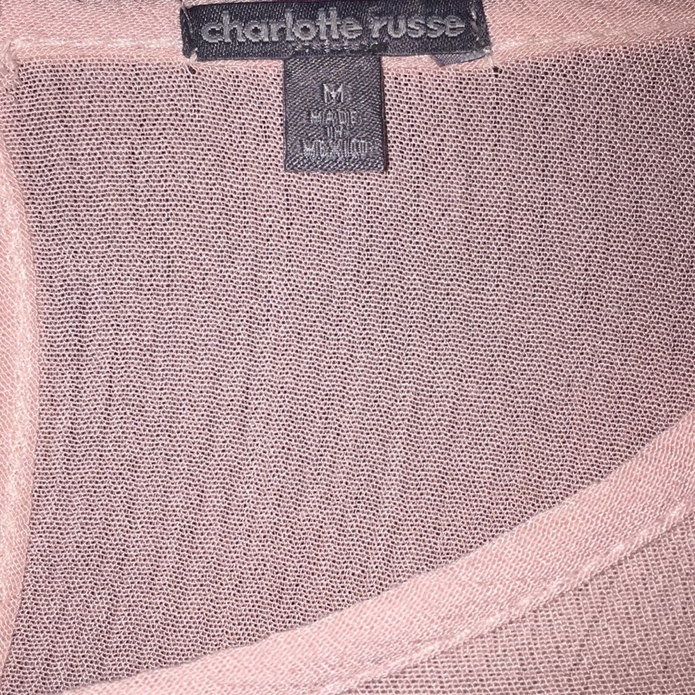 Charlotte Ruse pink top - Picture 3 of 4